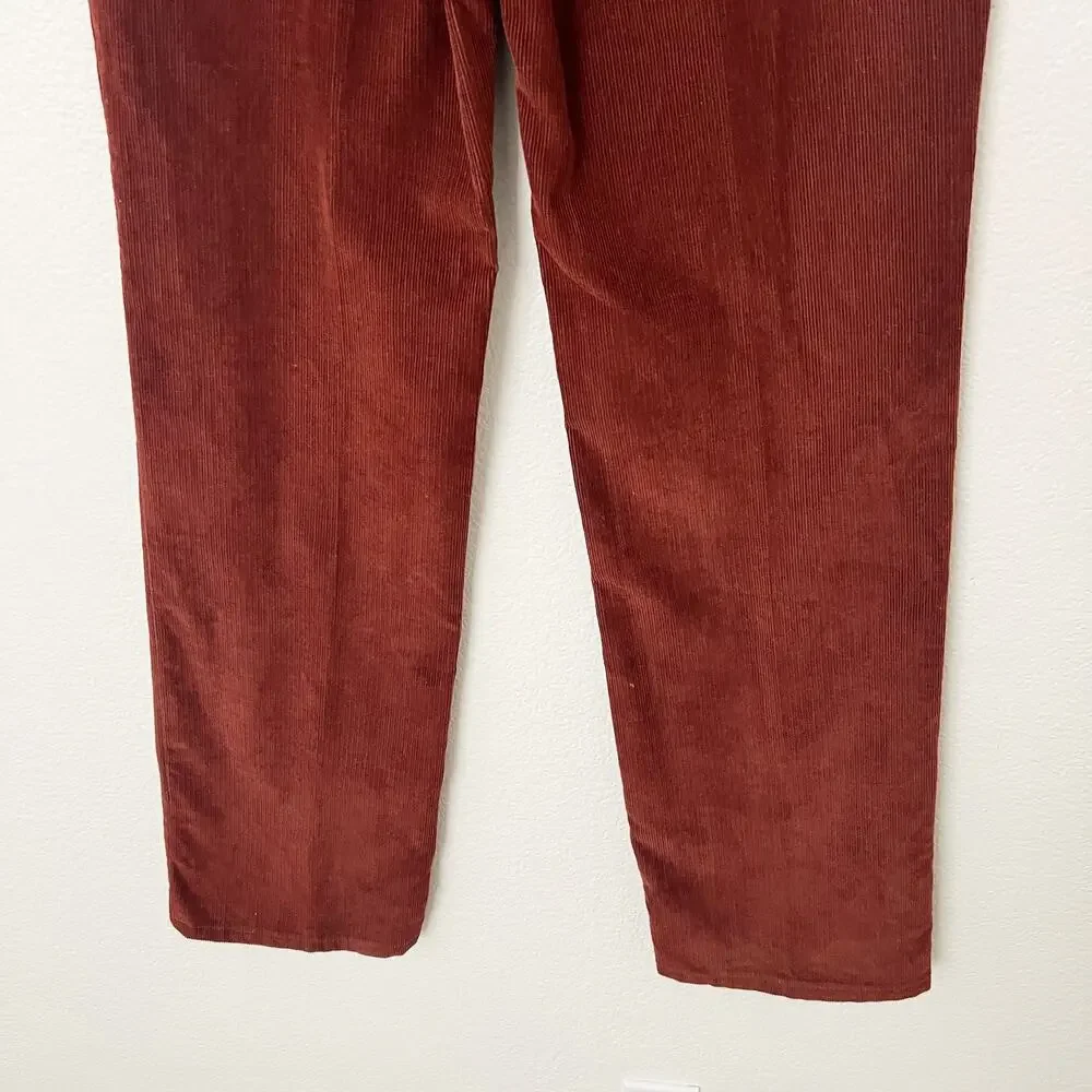 [Vintage] 70s Levi's Rust Brown High Rise Corduroy Flared Bell Bottoms Size 26